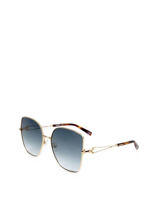 Occhiali Da Sole A Farfalla di Missoni in Blue