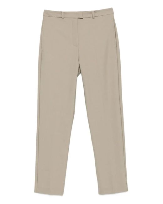 Patrizia Pepe Natural Straight-Leg Trousers