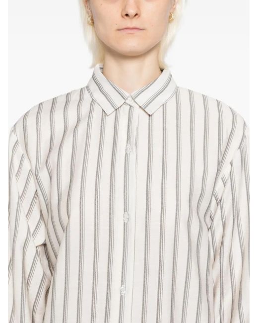 Robe Hannah À Rayures Bambah en coloris White