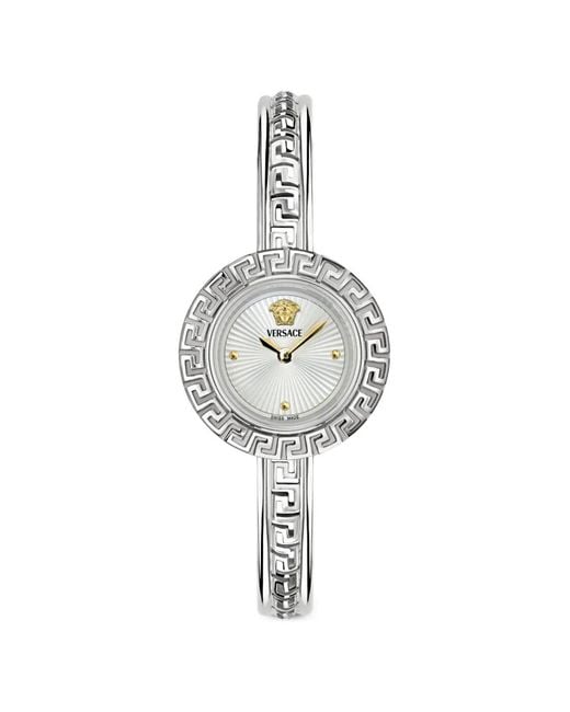 Versace White La Greca 28Mm Watch