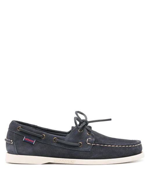 Sebago Gray Portland Boat Shoes for men