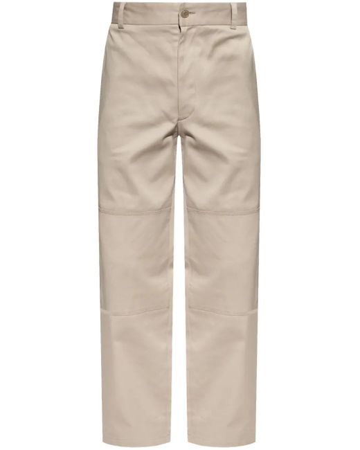 Moncler Natural Gabardine Trousers for men