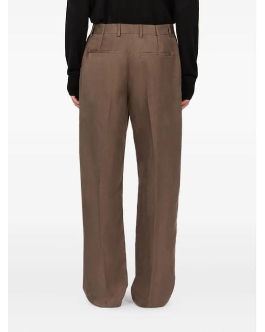 Ferragamo Brown Tailored Trousers for men
