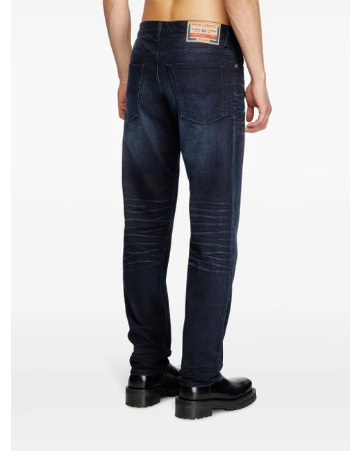 DIESEL Blue 2023 D-Finitive 0Bmbx Tapered Jeans for men