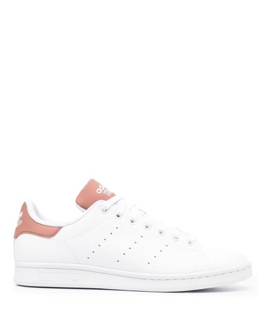 Adidas White Stan Smith Low-Top Sneakers for men