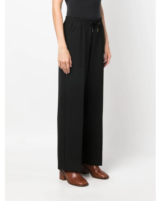 A.P.C. Black Alfreda Drawstring Trousers