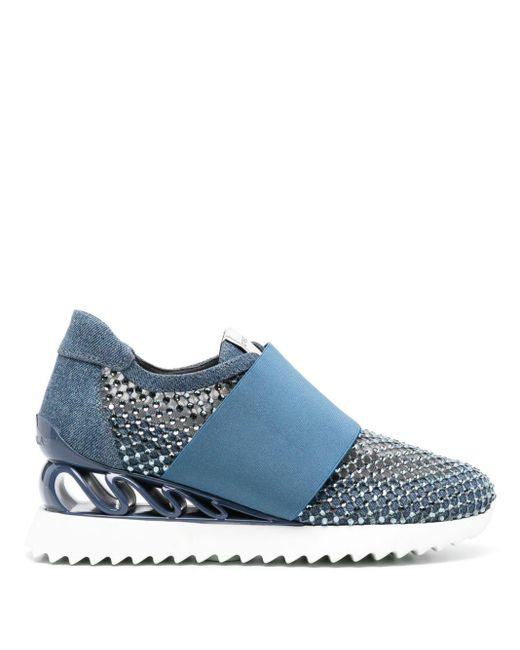 Le Silla Blue Gilda Chunky Sneakers