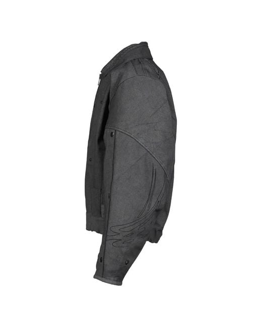 Bomber Con Design Patchwork di UNDER THE SIGN in Gray da Uomo