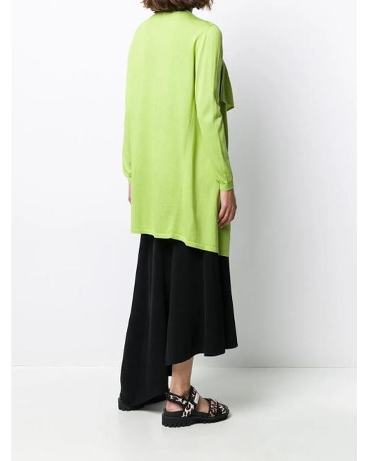 Malo Green Waterfall Cardigan
