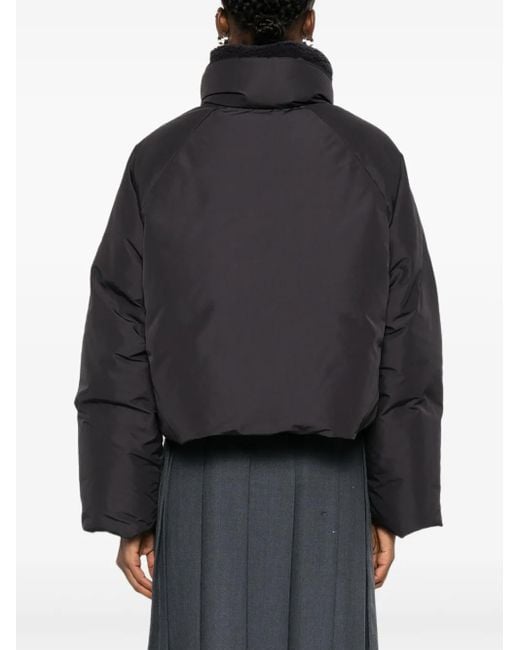 Low Classic Black High-Neck Puffer Jacket