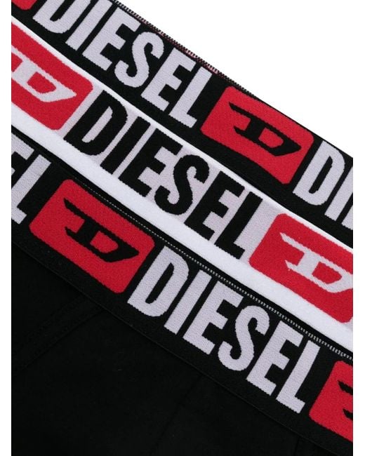 DIESEL Black Three-Pack Briefs Umbr-Andrethreepack for men