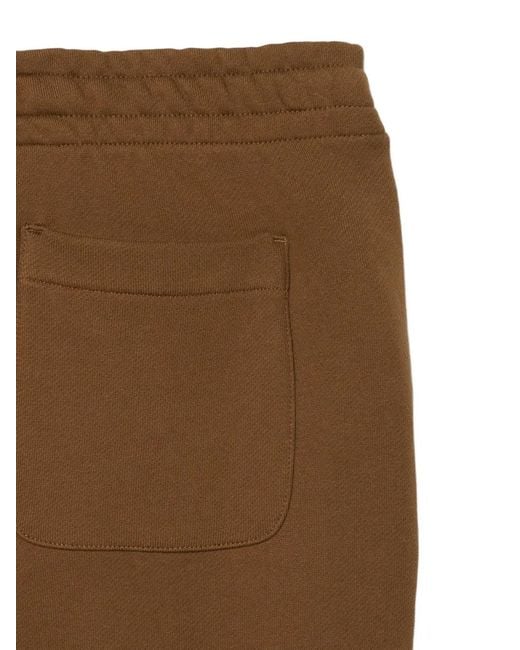 Lacoste Brown Logo-Patch Track Pants