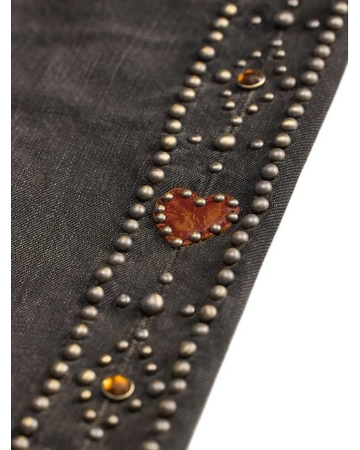 Vaqueros Slim Con Apliques RRL de hombre de color Black