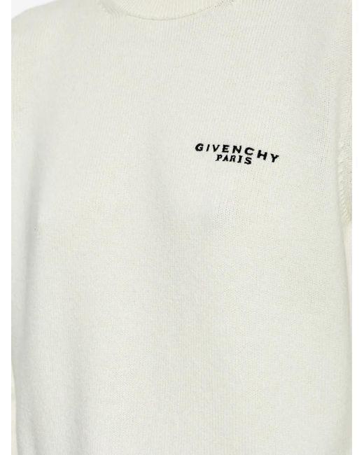 Jersey Con Logo Givenchy de color White