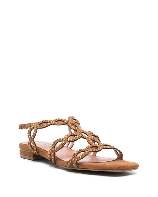Bibi Lou Brown Kai Flat Sandals