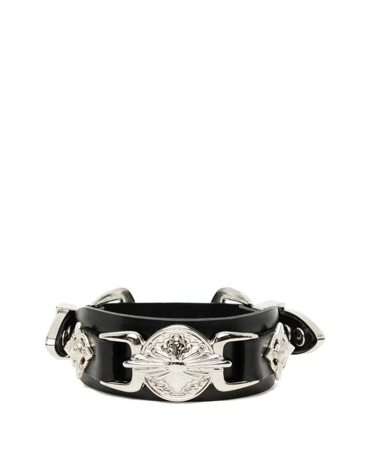TOGA TOO Buckle-Fastening Bracelet in White | Lyst