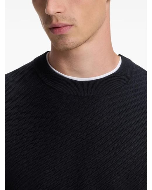 Boss Blue Regular-Fit Sweater for men