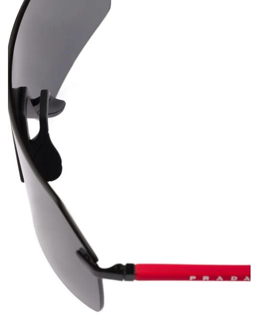 Prada Linea Rossa Sonnenbrille Mit D-Gestell in Gray für Herren