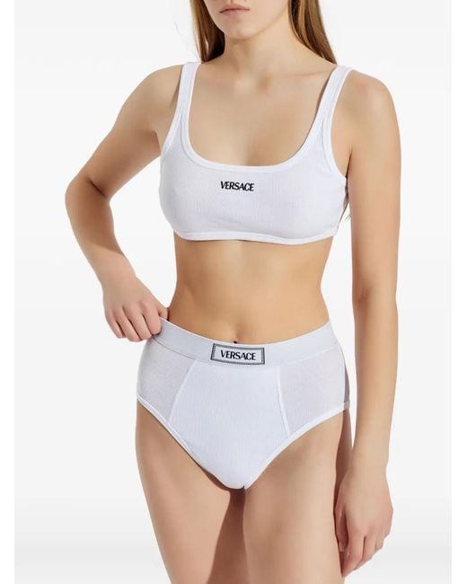 Versace White Bras