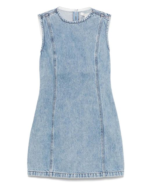 J.W. Anderson Blue Minikleid mit lockerem Schnitt