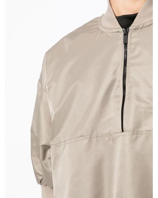 Fear Of God Gray Pull À Col Zippé for men