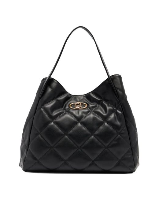 Liu Jo キルティング ハンドバッグ L Black