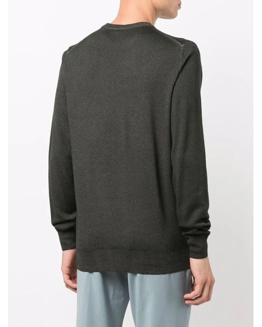 Etro Green Embroidered-Logo Jumper for men