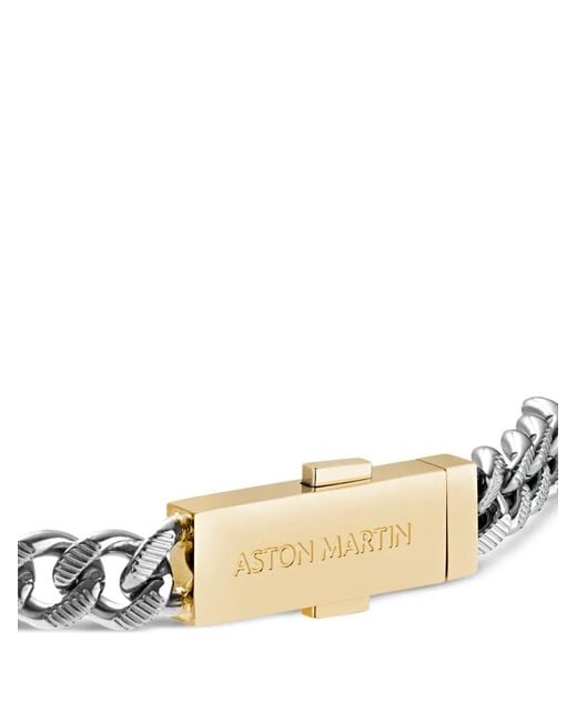 Aston Martin Watches Metallic Chain-Link Bracelet for men
