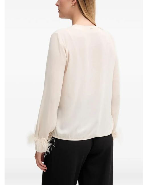 GAUDI White Georgette Blouse