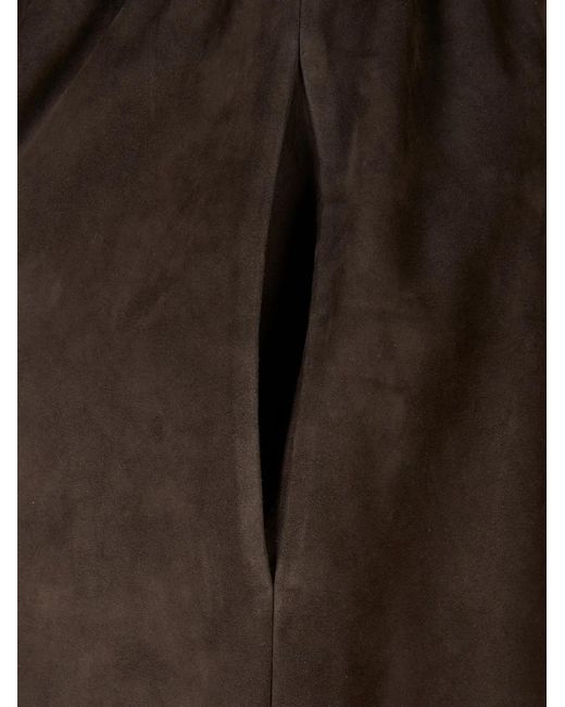 Desa Nineteenseventytwo Brown Elasticated A-Line Skirt