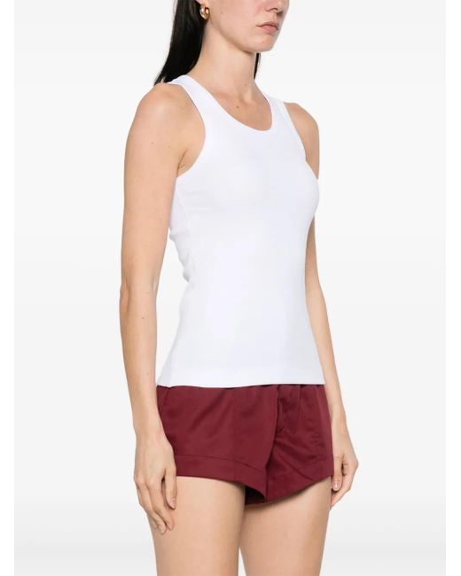 Fiorucci White Angel Patch Tank Top