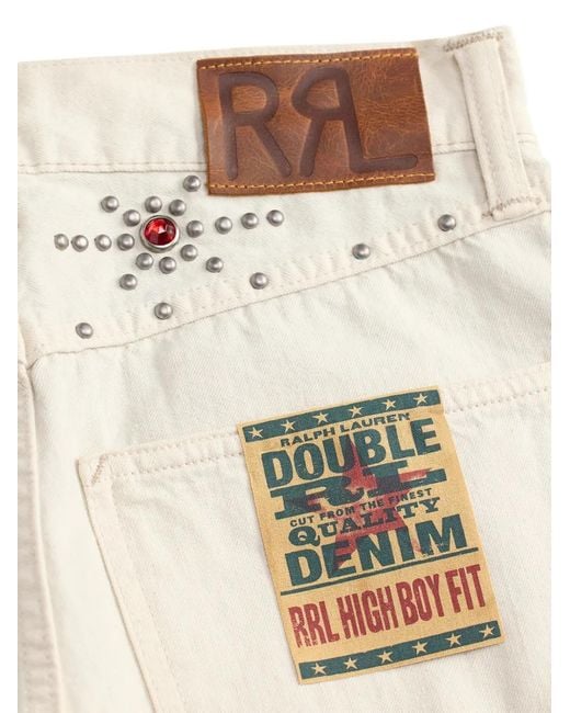 RRL Straight Jeans in het Natural