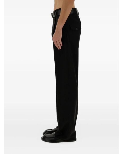 Moschino Black Tailored Trousers for men