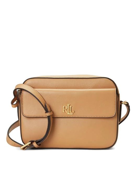Ralph Lauren Natural Sac À Bandoulière À Logo
