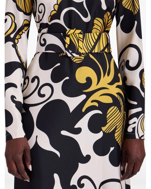 LaDoubleJ Yellow Gürtel Mit Blumen-Print