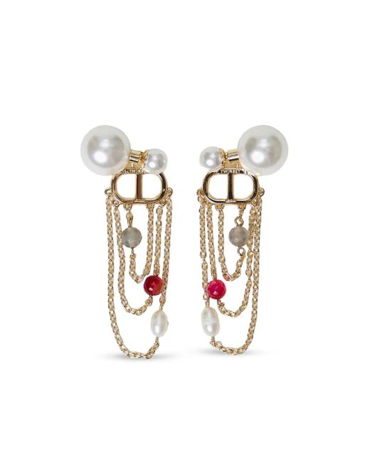Twinset チェーンリンク ピアス White