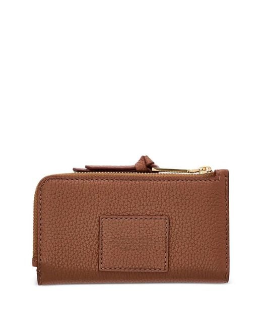 Marc Jacobs Brown The Leather Slim Wallet