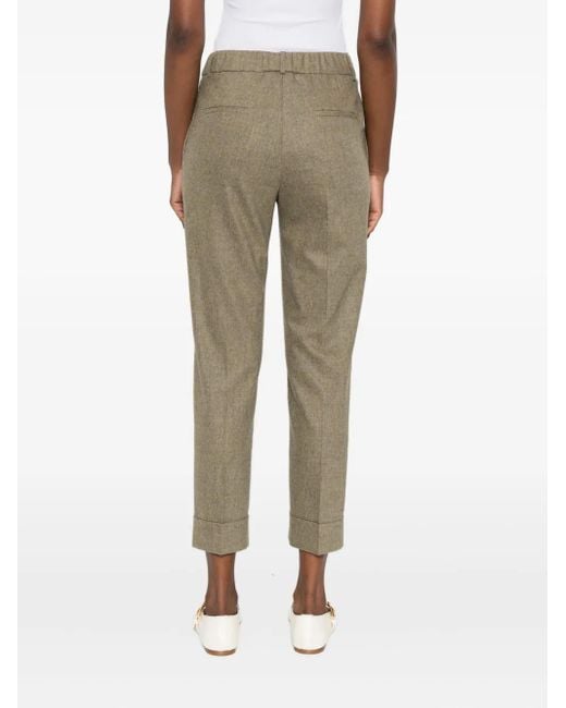 Pantalones estilo capri Peserico de color Natural