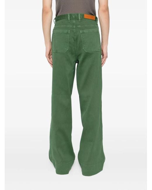 MASU Green Pique Trousers for men