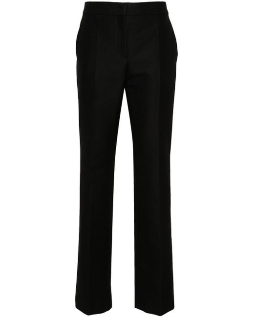 Moschino Black Patch-detail Trousers