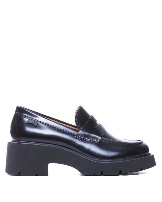 Camper Blue 55Mm Milah Leather Platform Loafers