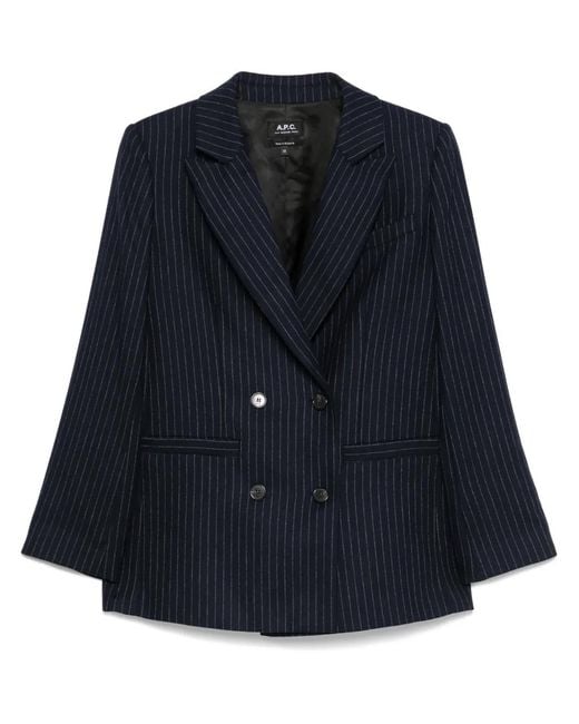 A.P.C. Blue Lucy Blazer