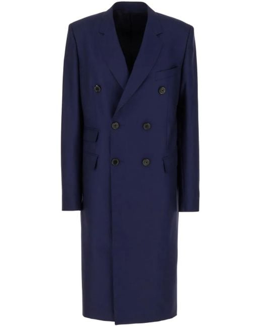 ARMARIUM Blue Nathan Double-Breasted Coat