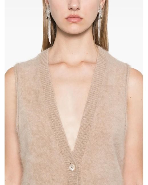 Dorothee Schumacher Natural Textured Cashmere Top