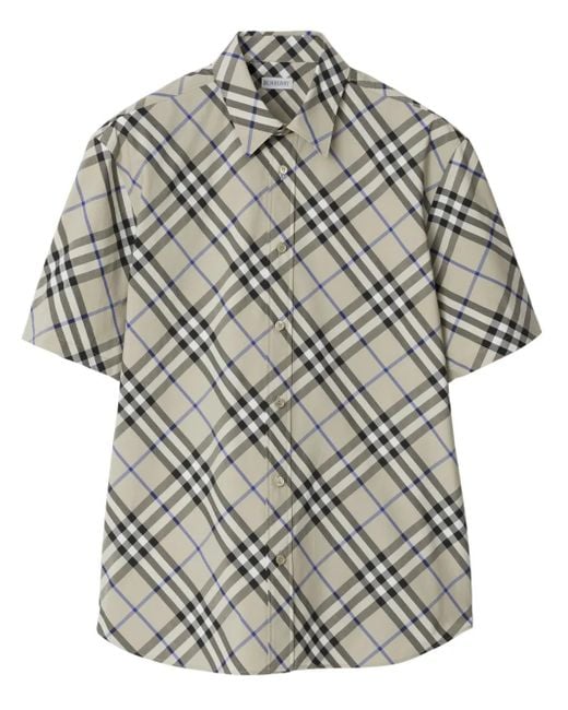 Burberry Gray Shirts for men