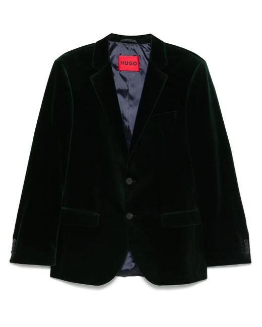 HUGO Black Velvet Blazer for men