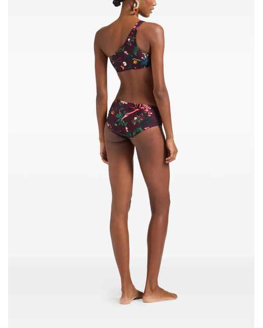 LaDoubleJ Pink Boy Floral-Print Bikini Briefs