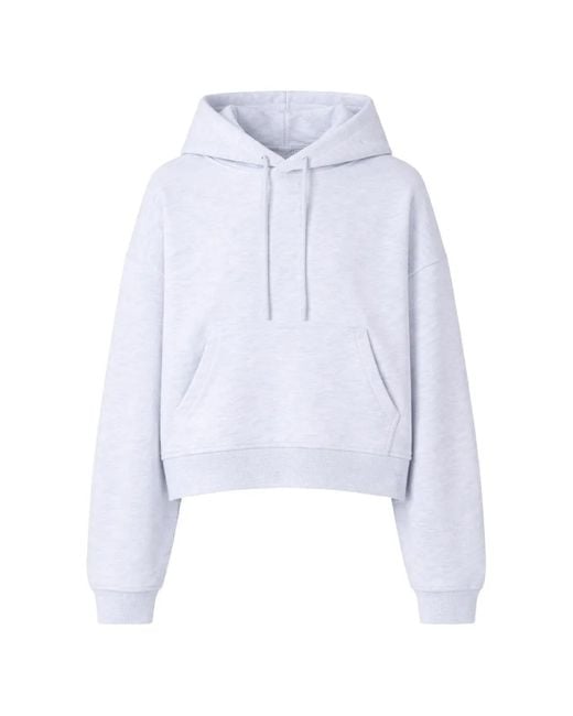 Entire studios White Cotton Hoodie for men