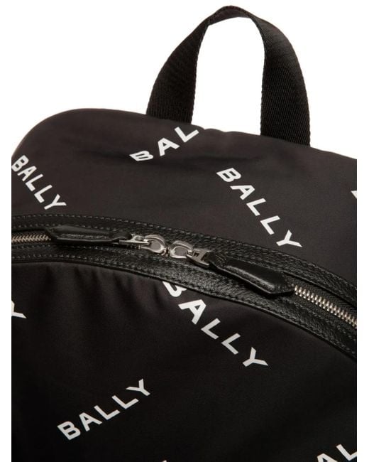 Bally Rucksack Mit Logo-Print in Black für Herren