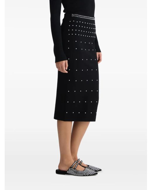 Liu Jo Black Midirock mit Nieten